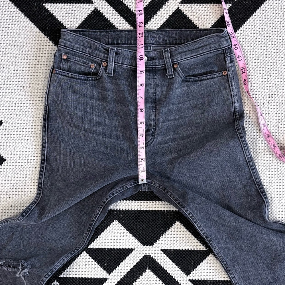 Etica Alex High Rise Skinny Jeans in Sunned Black Size 27 - Picture 6 of 14